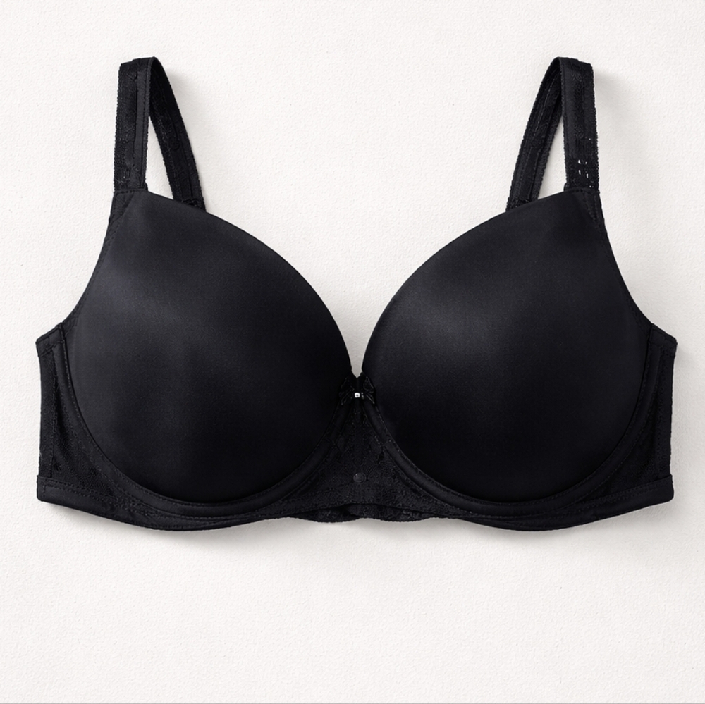 157 Torrid 3X Ptp 22" Elegant Black Bra